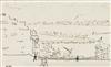ALBERT MARQUET Three pen and ink drawings.